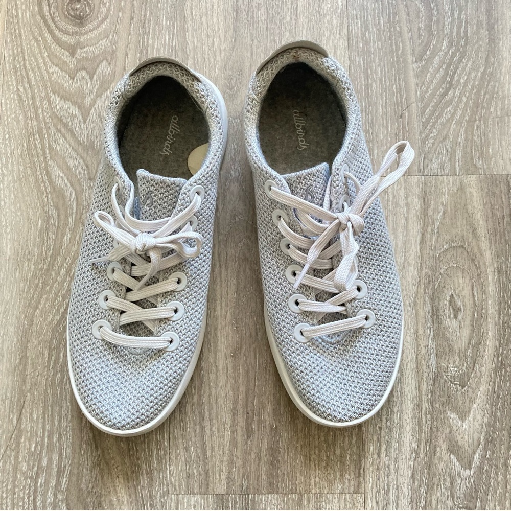 Allbirds women's tree pipers luna white. Sz 11